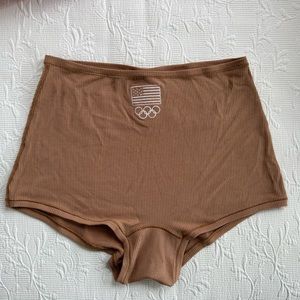 NWOT Skims Olympic Capsule Ribbed Boy Short